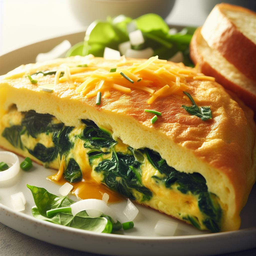 Omelette with Spinach or Kale